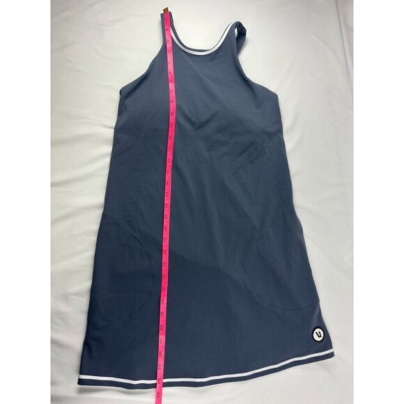 Vuori Volley Performance Dress Azure Blue Grey Color Women’s Size Small - Picture 7 of 8